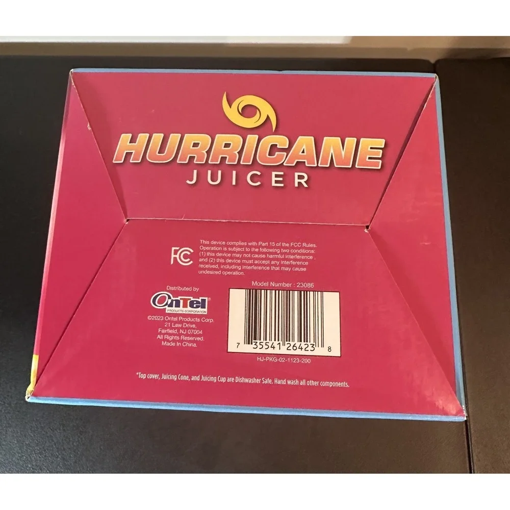 Hurricane Juicer Automatic Power Juicer Cordless Rechargeable 23086 Silver New - Picture 6 of 9